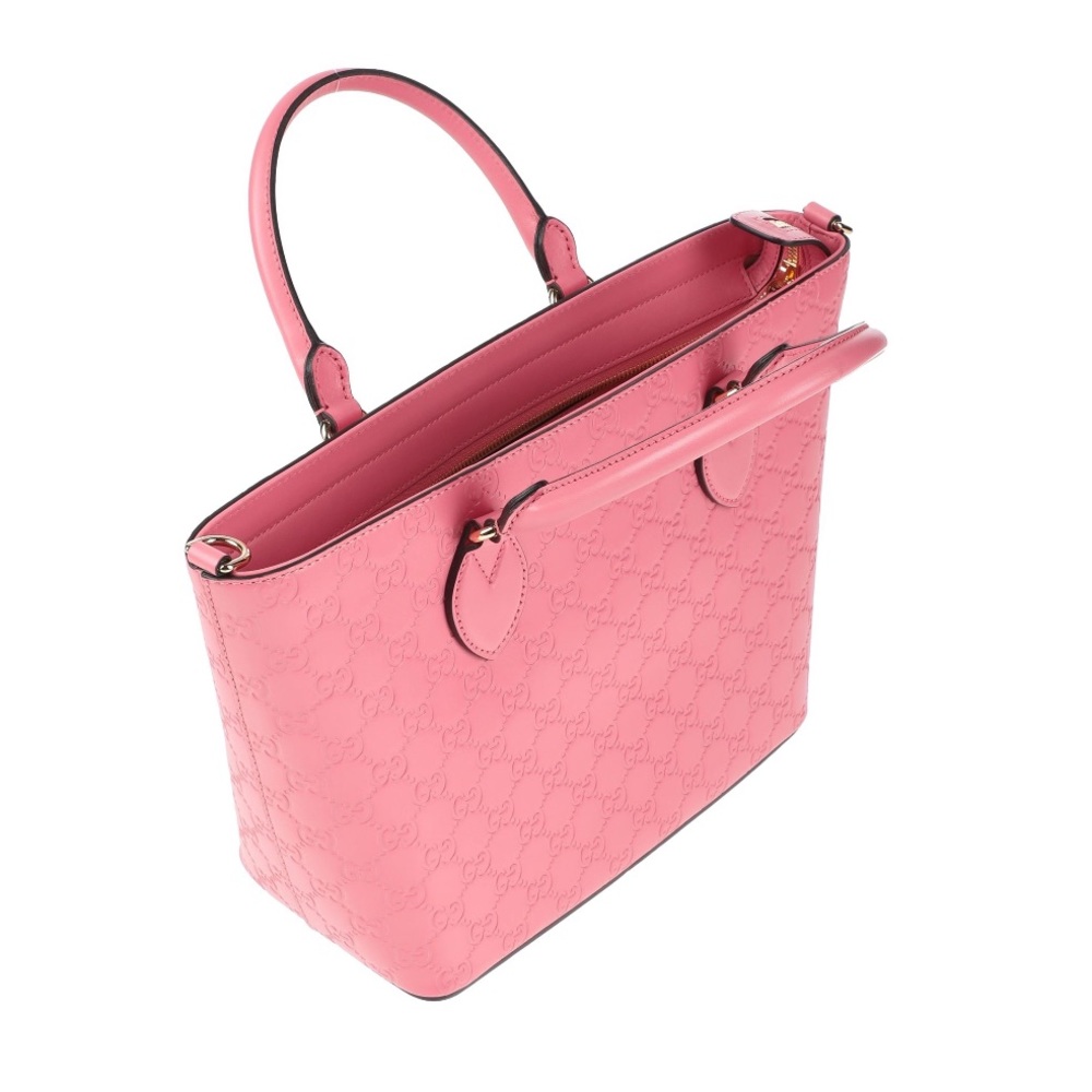SOLD Gucci Pink Guccissima Leather Tote - Picture 2 of 3
